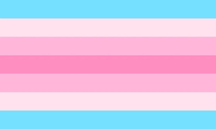 transfeminine, an amab/intersex person identifies w a neutral or feminine gender identity (this is different from being a transwoman)